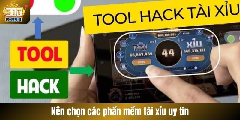 Nên chọn các phần mềm tài xỉu uy tín