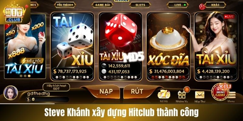 Steve Khánh xây dựng Hitclub thành công
