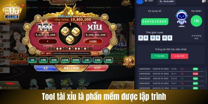 Tool tài xỉu là phần mềm được lập trình