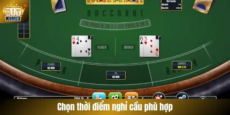 Chọn thời điểm nghỉ cầu phù hợp