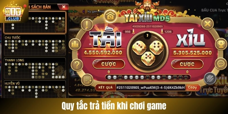 Quy tắc trả tiền khi chơi game