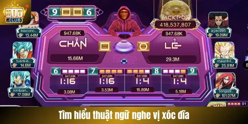 Tìm hiểu thuật ngữ nghe vị xóc đĩa